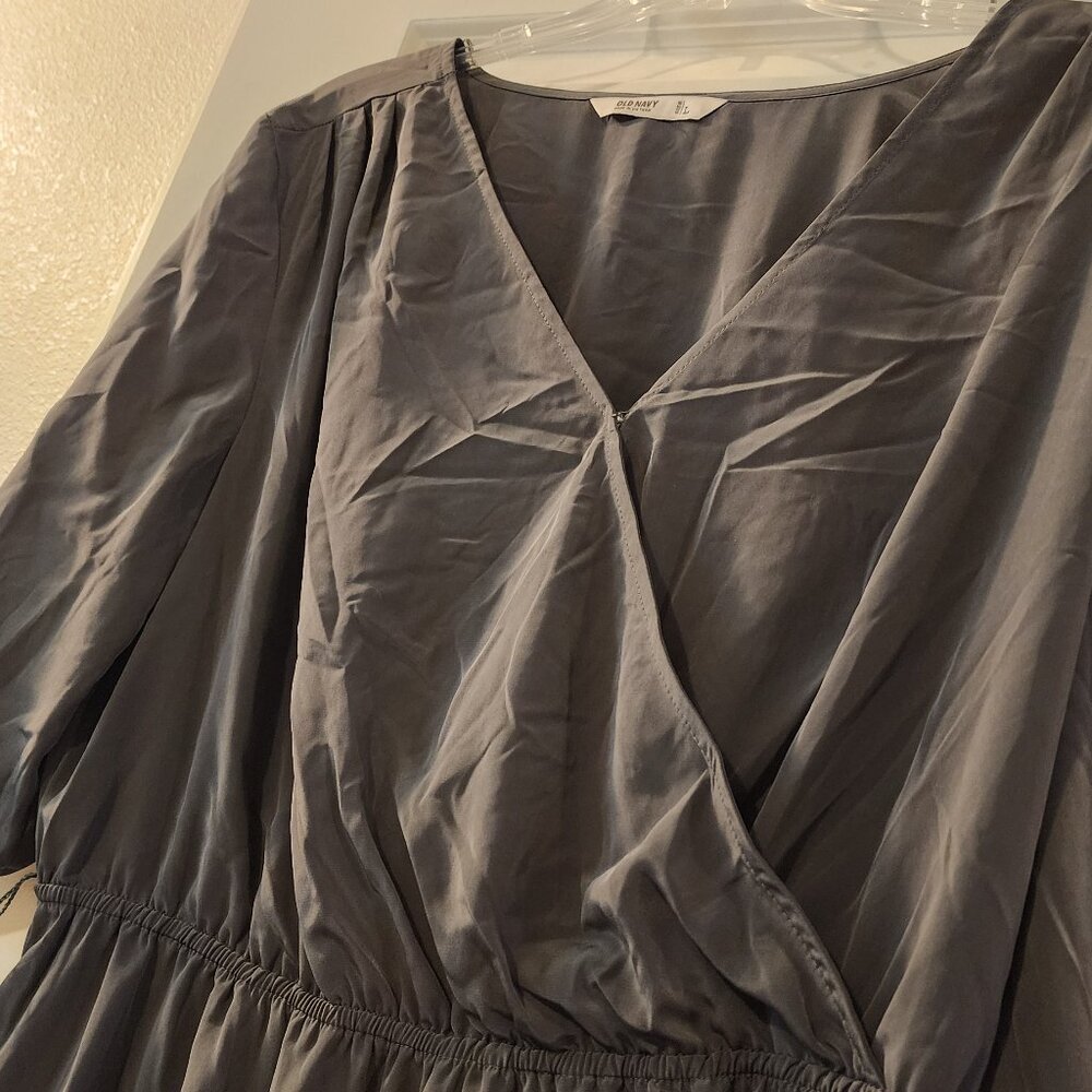 *NWT* Women's Large Gray Old Navy Short Dress - Picture 2 of 16